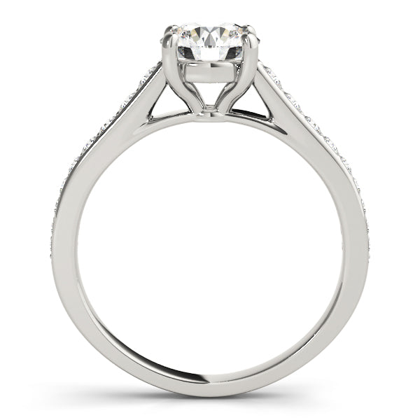 1 CT Round Diamond Engagement Ring