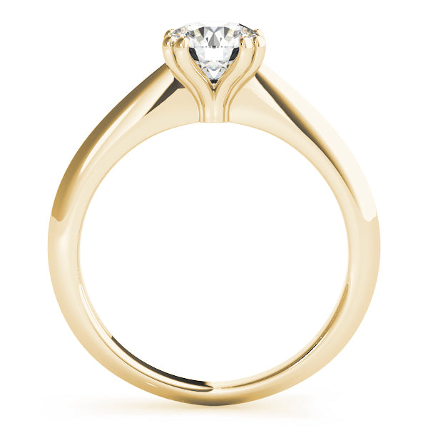 14K Yellow Gold 1ct Diamond Solitaire Engagement Ring