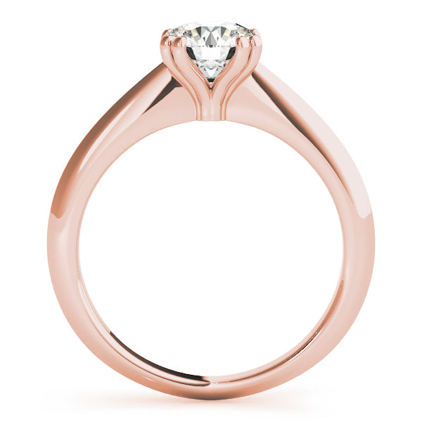 14K Rose Gold 1 CT Diamond Engagement Ring