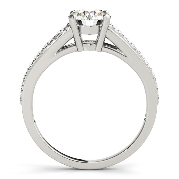 1.0 CT Round Diamond Engagement Ring