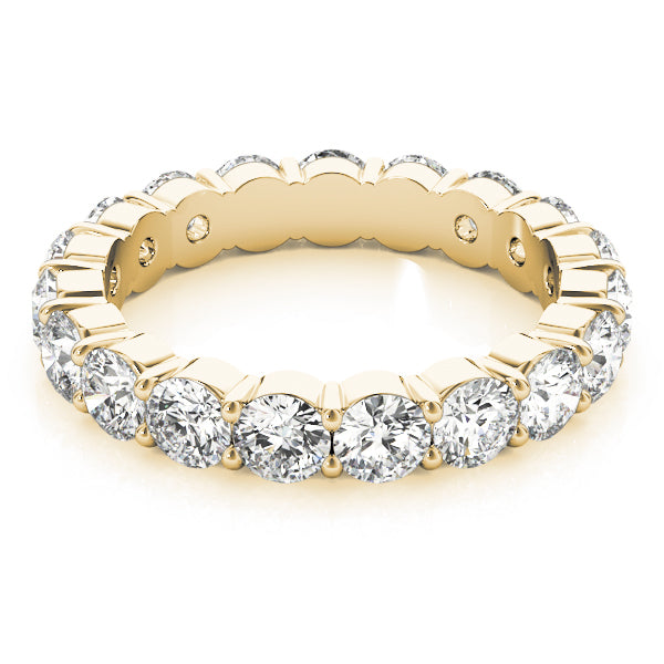 14K Yellow Gold Multi-Diamond Wedding Band