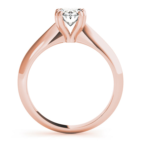 14K Rose Gold 5/8 ct tw Solitaire Diamond Engagement Ring