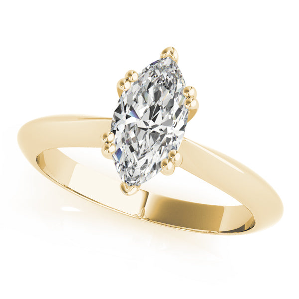 14K Yellow Gold 1 ct tw Solitaire Diamond Engagement Ring