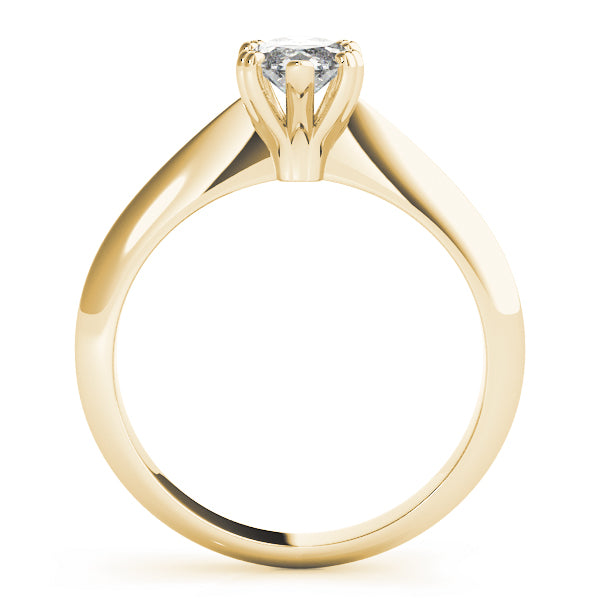 18K Yellow Gold 1 CT Marquise Diamond Engagement Ring