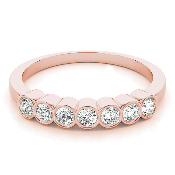 14K Rose Gold Multi-Diamond Fashion Ring