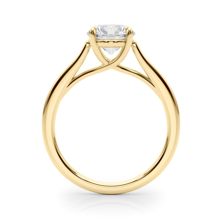 14K Yellow Gold 1 1/2 ct tw Solitaire Diamond Engagement Ring