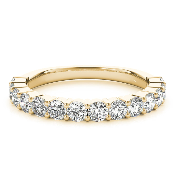 14K Yellow Gold 1 CT Diamond Wedding Band