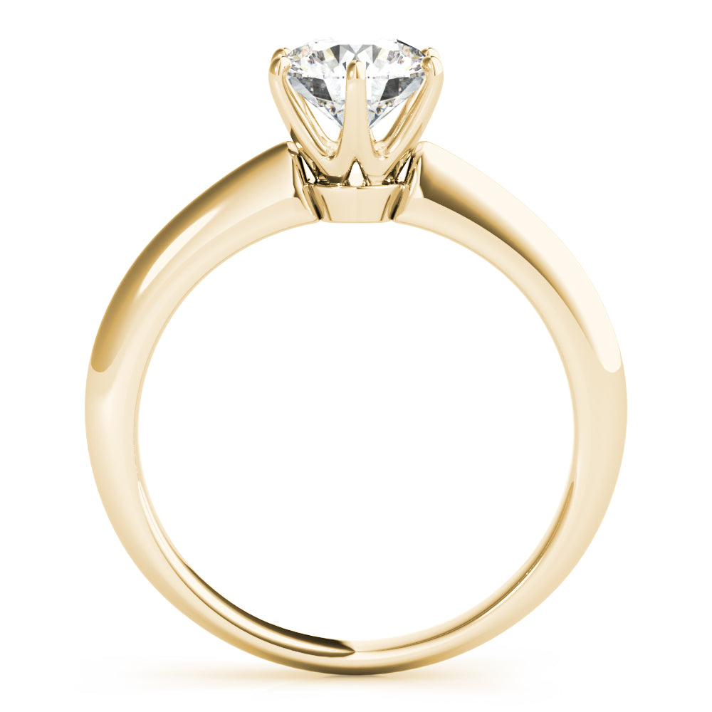 14K Yellow Gold 1 CT Diamond Engagement Ring