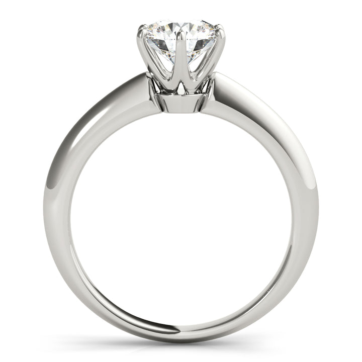 1.0 CT Round Diamond Solitaire Engagement Ring