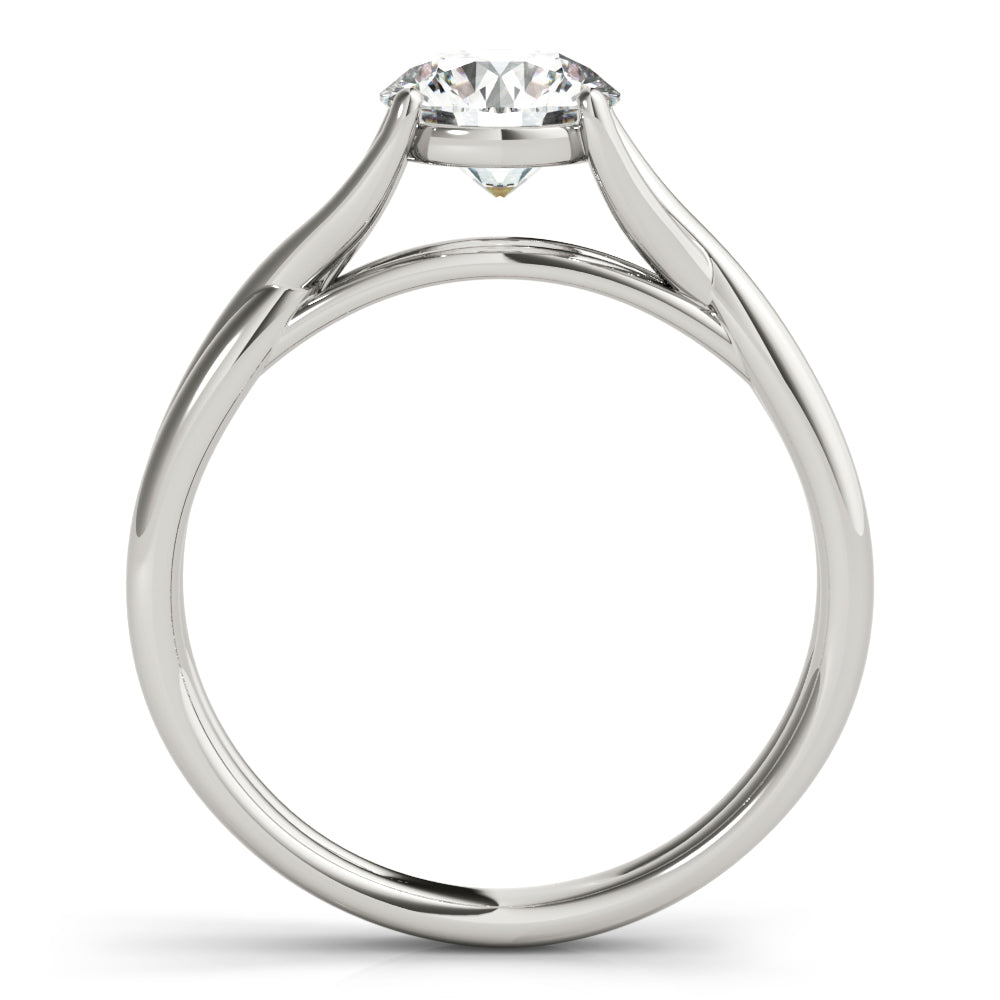 1.0 CT Round Diamond Solitaire Engagement Ring