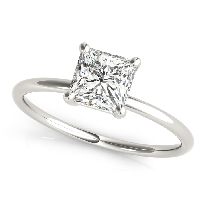 0.6CT Princess Diamond Solitaire Ring