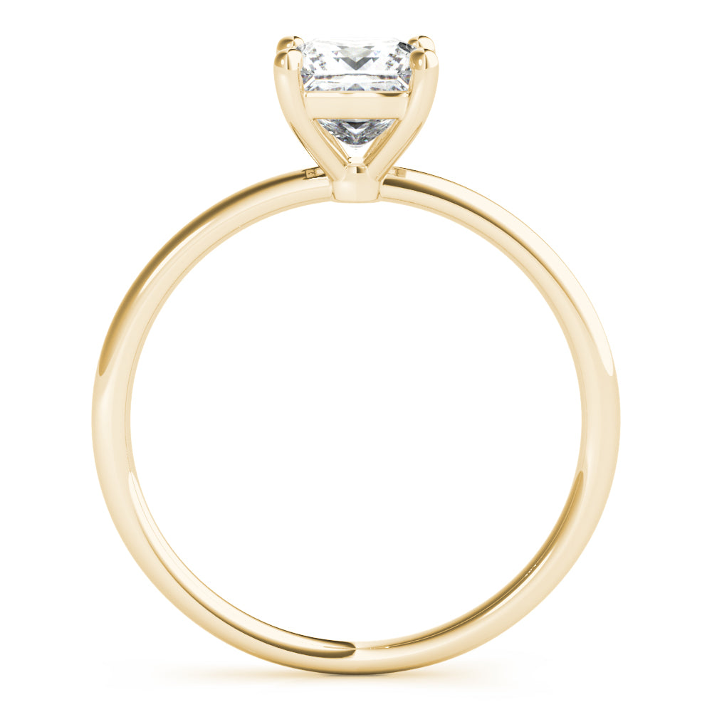 18K Yellow Gold 0.6 CT Diamond Solitaire Ring