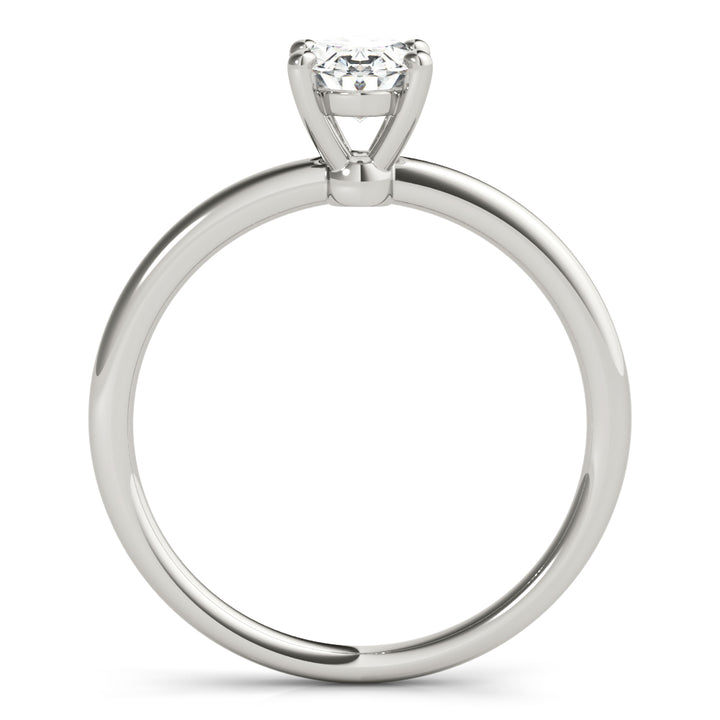 0.25CT Oval Diamond Solitaire Engagement Ring