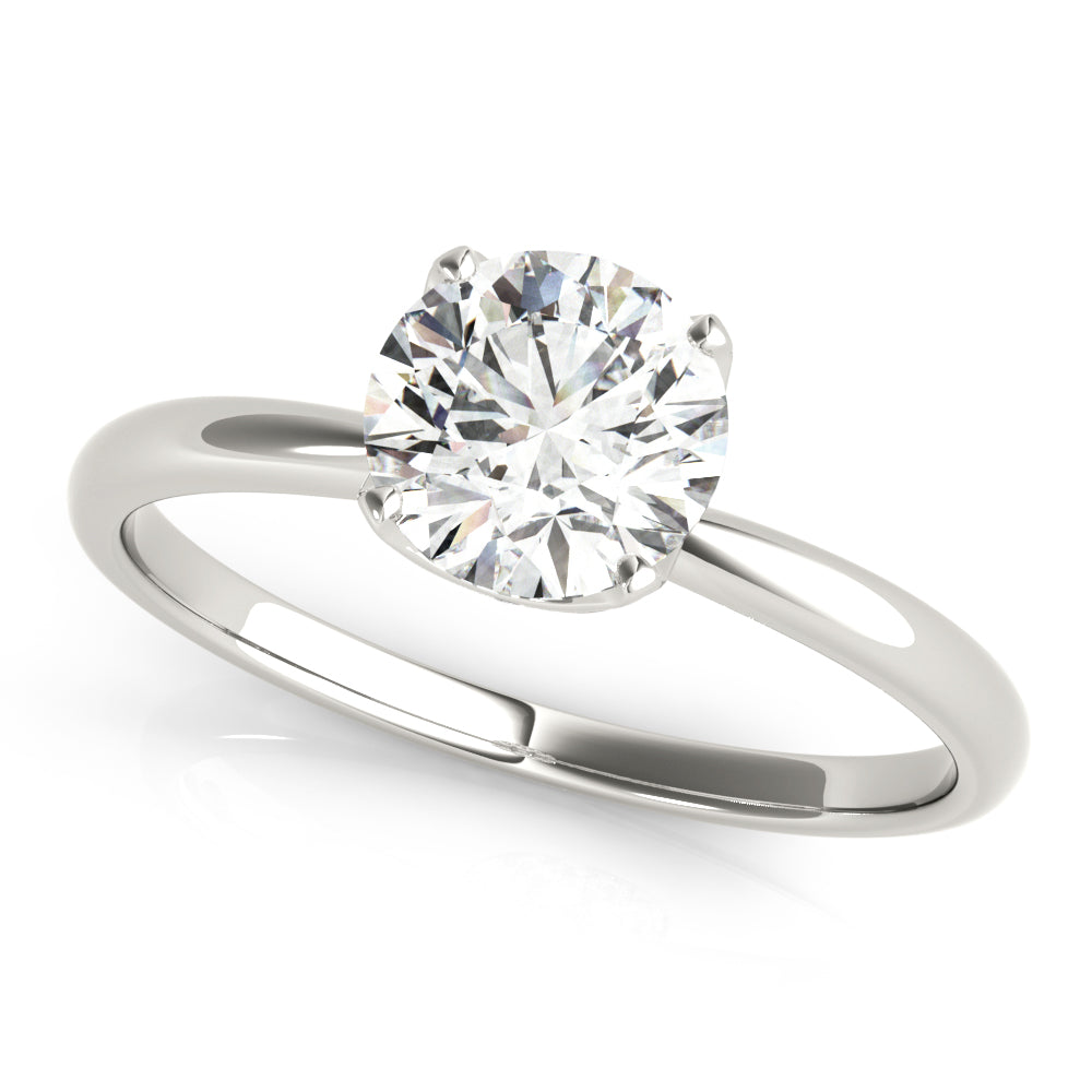 1 CT Round Diamond Solitaire Engagement Ring