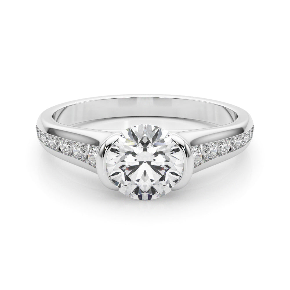 Multi-Diamond Round Engagement Ring