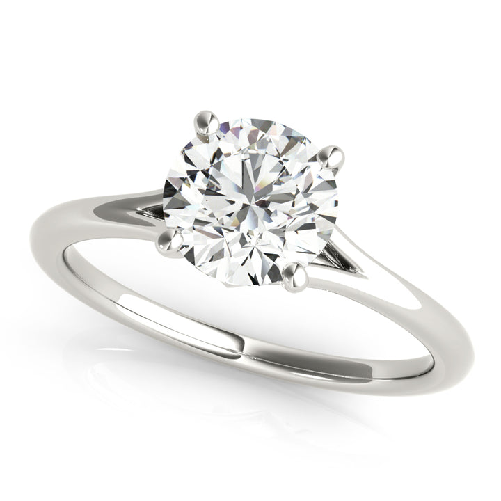 1.0 CT Round Diamond Solitaire Engagement Ring