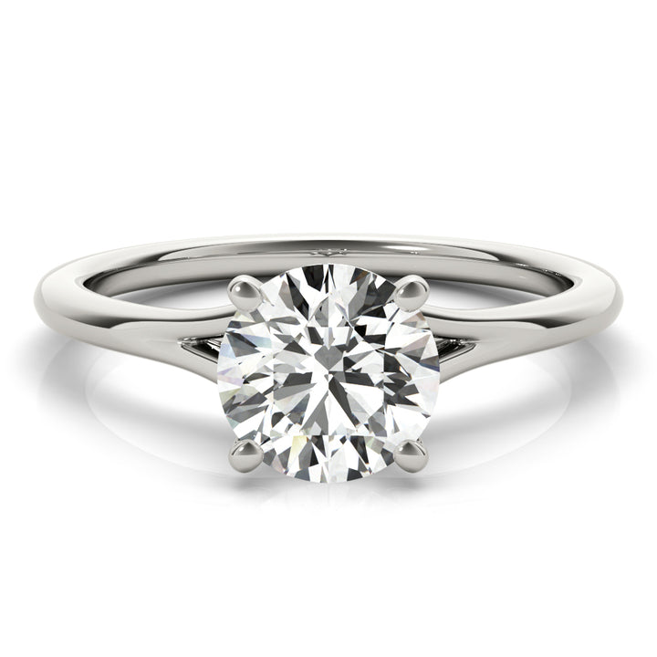 1.0 CT Round Diamond Solitaire Engagement Ring
