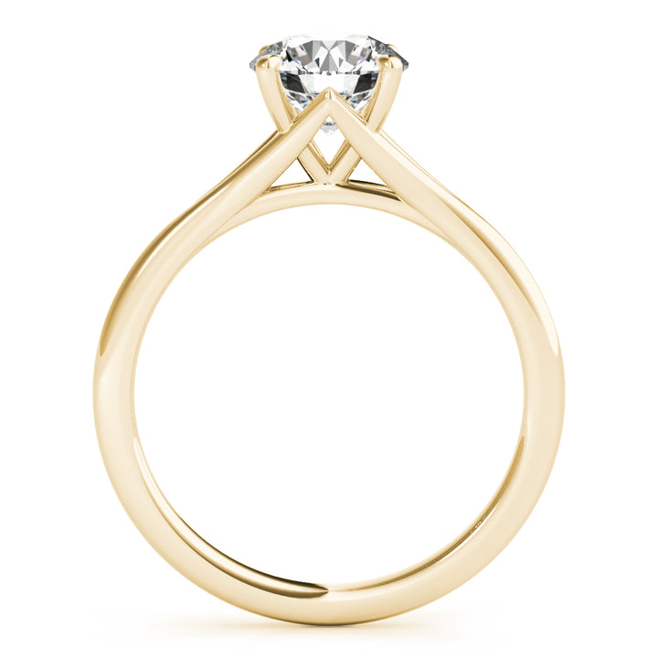 18K Yellow Gold 1ct Diamond Solitaire Engagement Ring