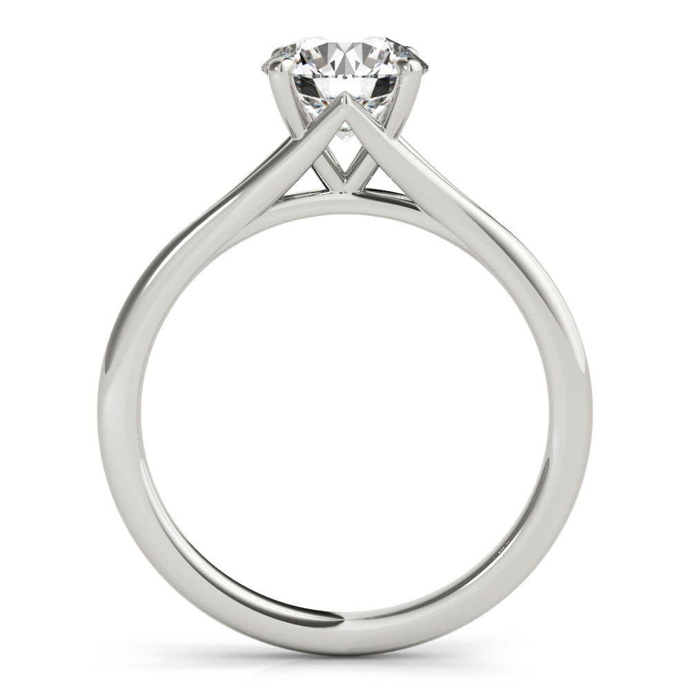 1.0 CT Round Diamond Solitaire Engagement Ring