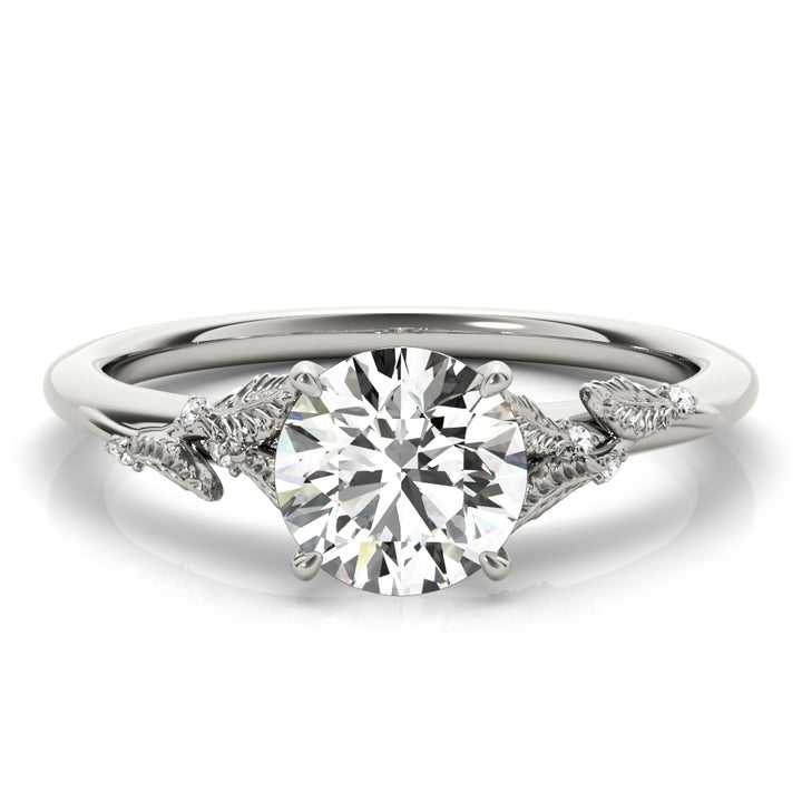 Round Diamond 1 CT Solitaire Engagement Ring