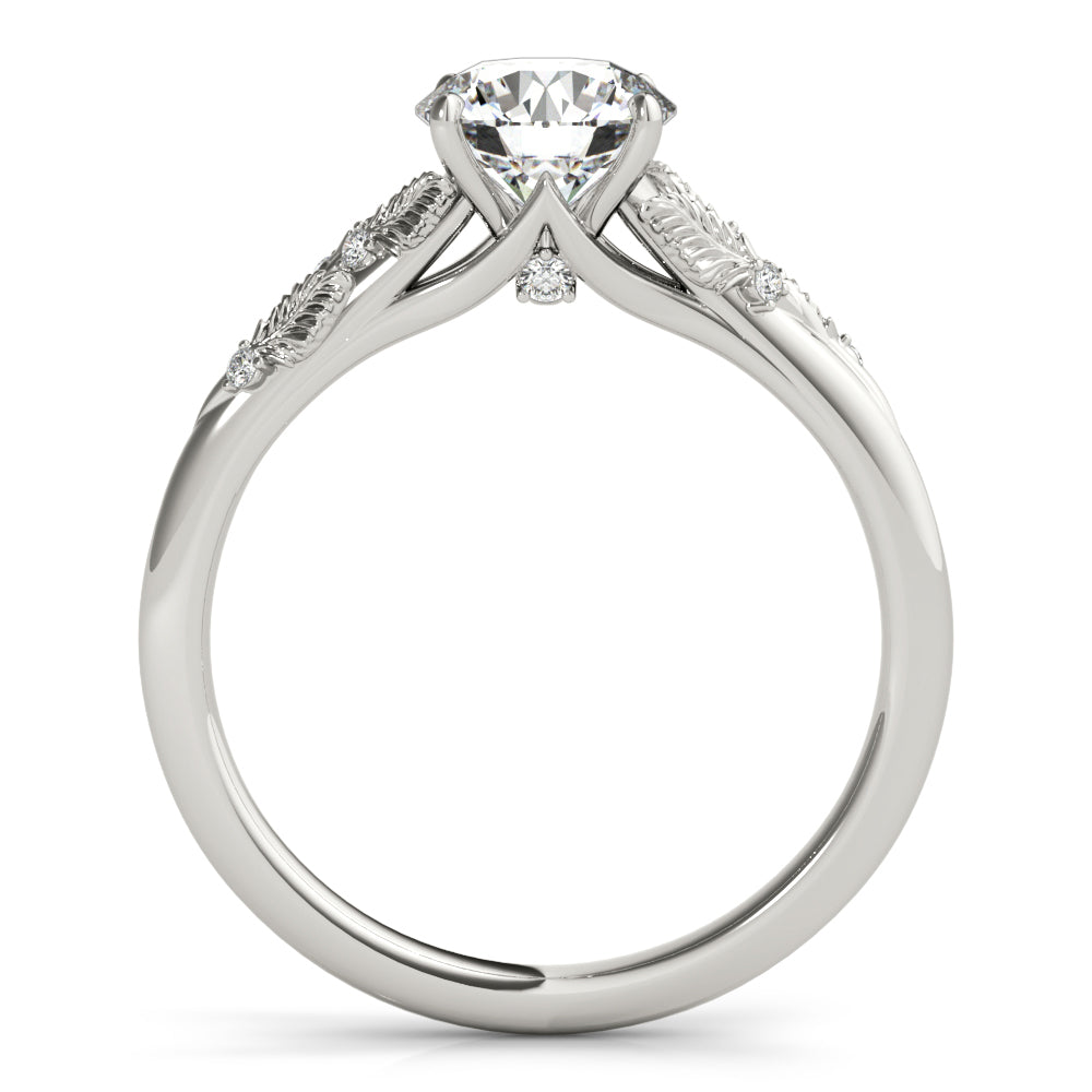 Round Diamond 1 CT Solitaire Engagement Ring