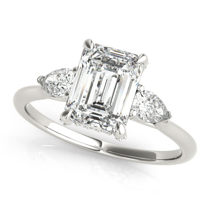 Three Stone Diamond Engagement Ring