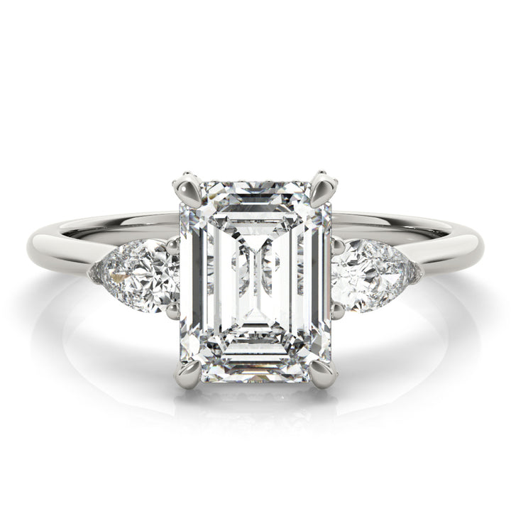 Three Stone Diamond Engagement Ring