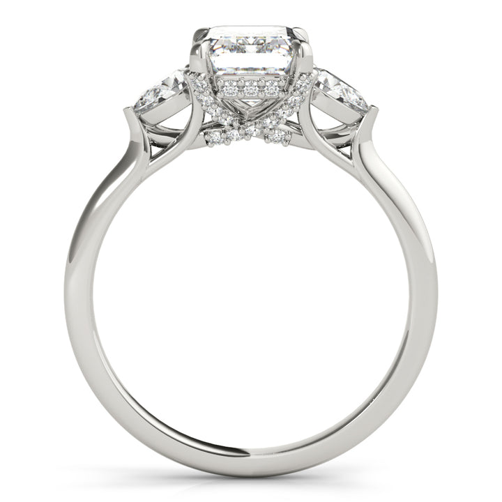Three Stone Diamond Engagement Ring