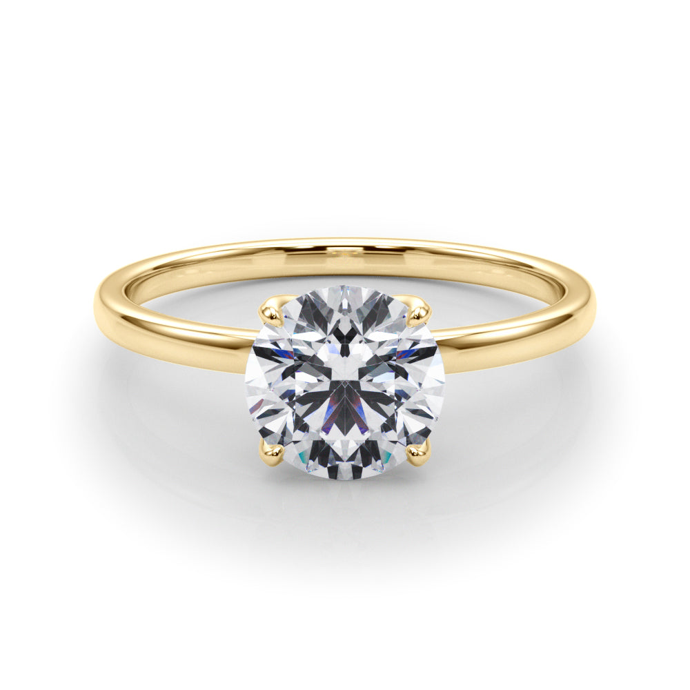 14K Yellow Gold 1 ct tw Solitaire Diamond Engagement Ring