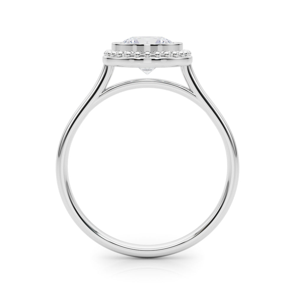 1.0 CT Round Diamond Engagement Solitaire Ring