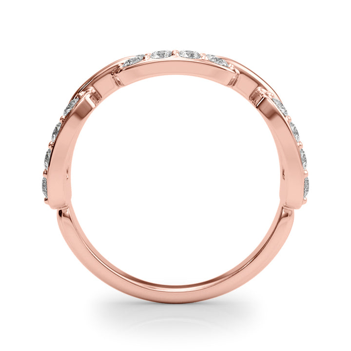 14K Rose Gold Multi-Diamond Ring