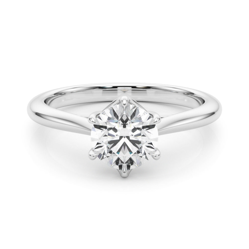 1.0 CT Round Diamond Solitaire Ring | Engagement