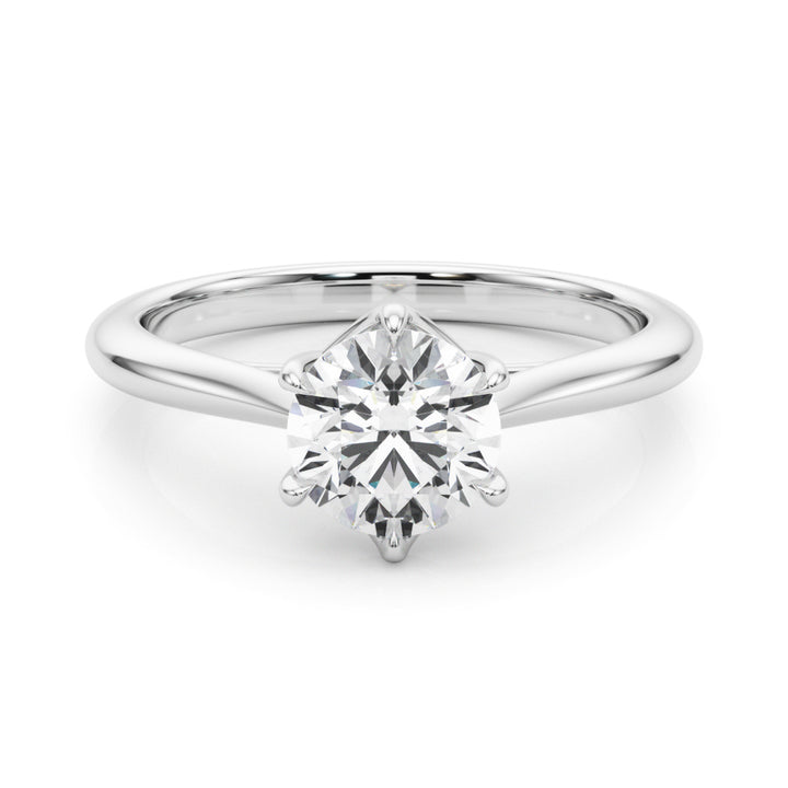 1.0 CT Round Diamond Solitaire Ring | Engagement
