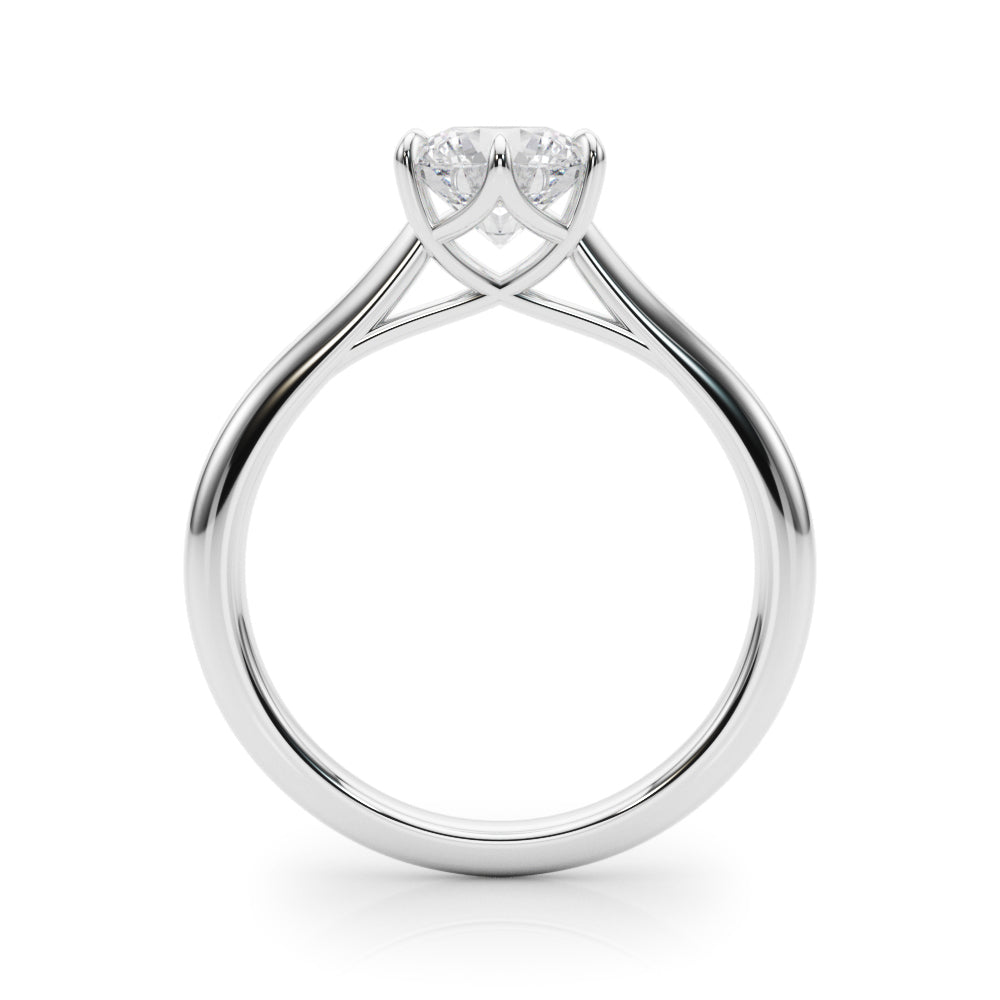 1.0 CT Round Diamond Solitaire Ring | Engagement