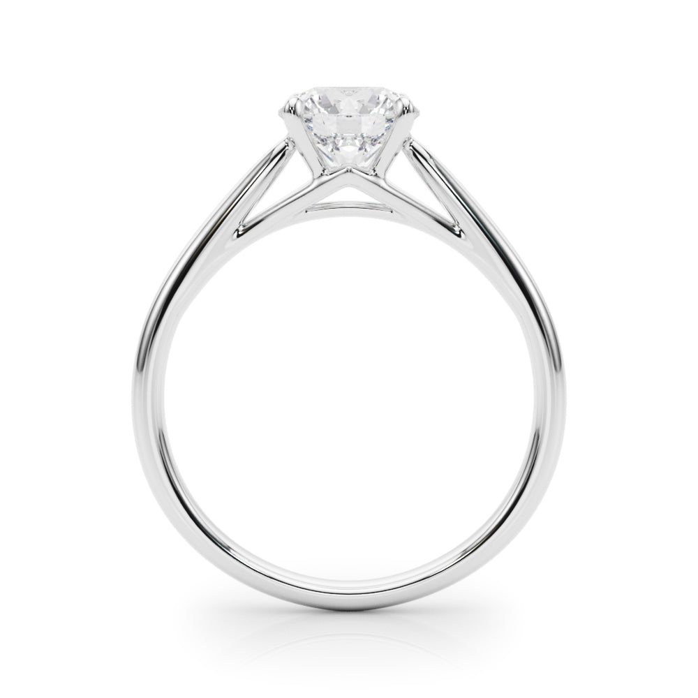 1.0 CT Round Diamond Solitaire Engagement Ring