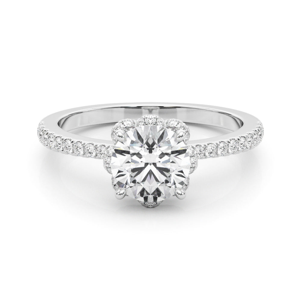 Multi-Diamond Engagement Ring in Precious Metal