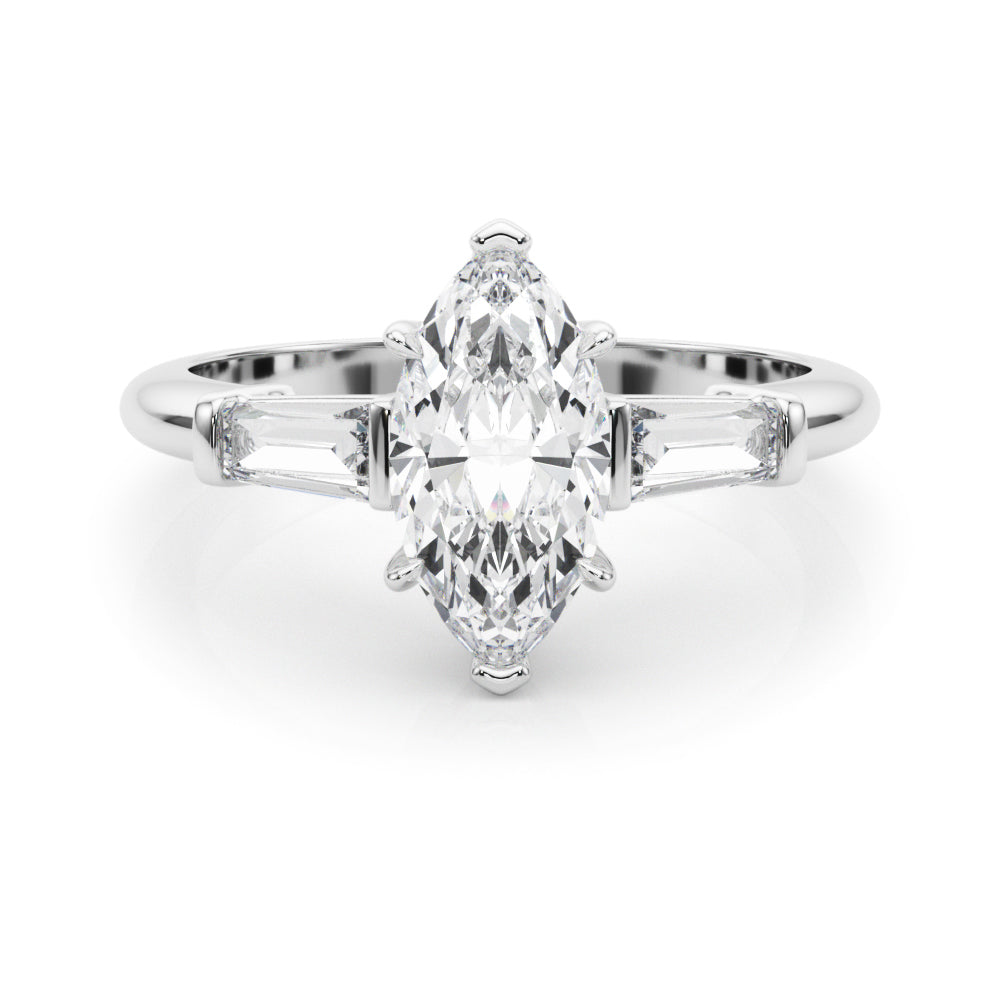 Marquise Diamond Engagement Ring
