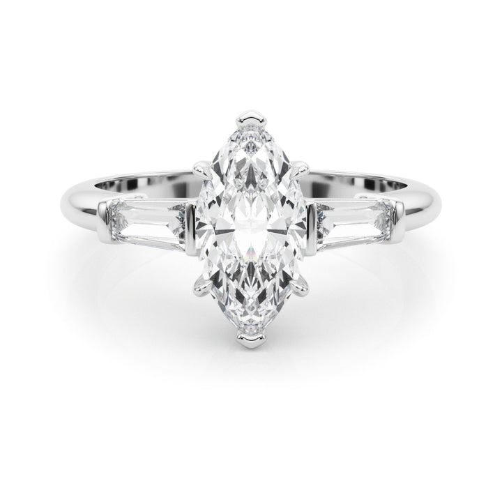 Marquise Diamond Engagement Ring