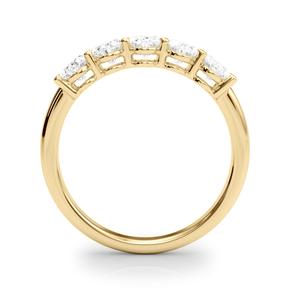 14K Yellow Gold 1 1/6 ct tw Fancy Shape Diamond Wedding Ring
