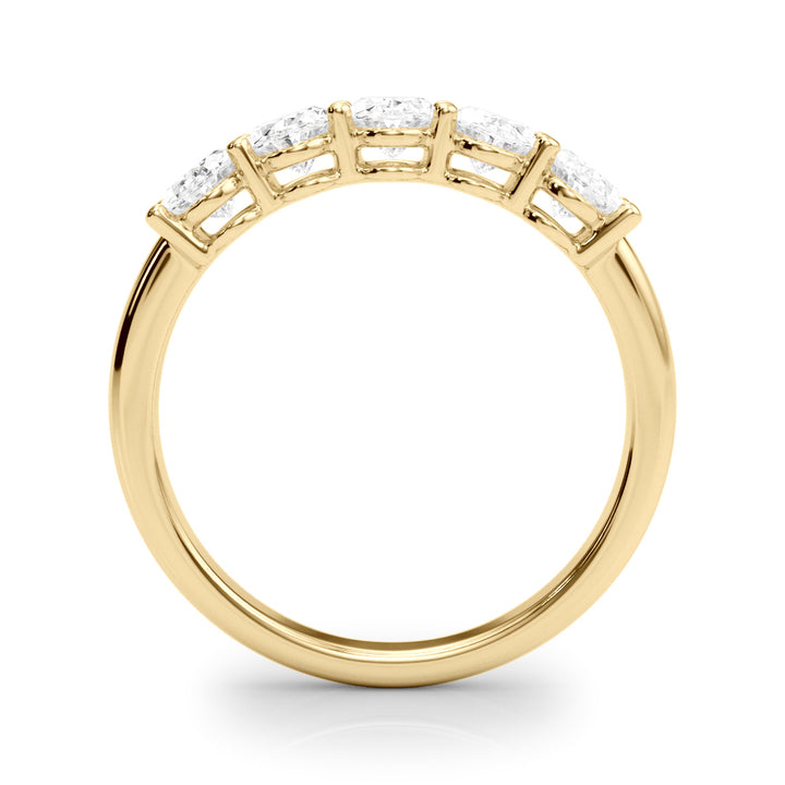 14K Yellow Gold 1 1/6 ct tw Fancy Shape Diamond Wedding Ring