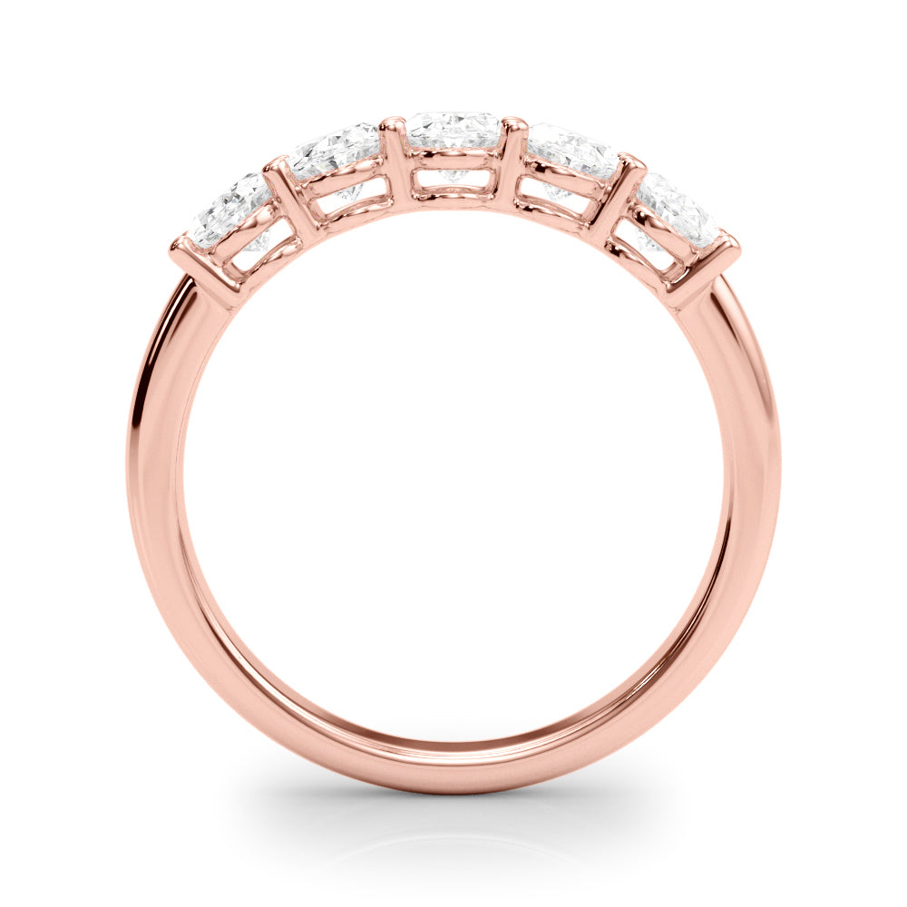 14K Rose Gold 1 1/6 ct tw Fancy Shape Diamond Wedding Ring