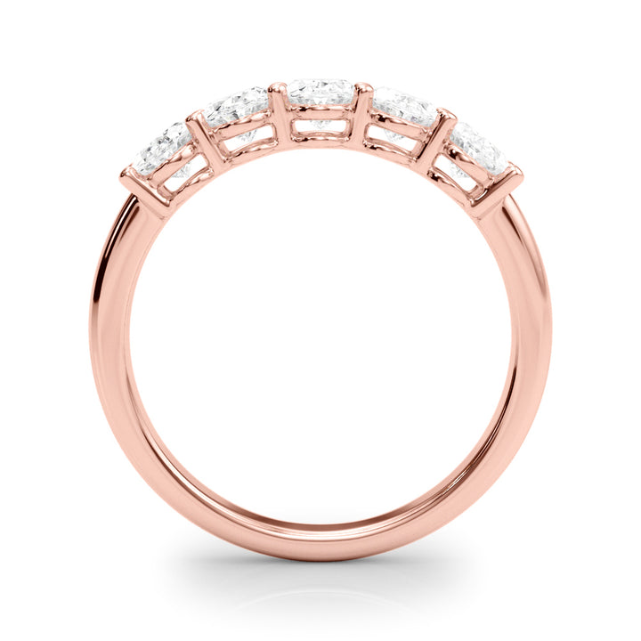 14K Rose Gold 1 1/6 ct tw Fancy Shape Diamond Wedding Ring