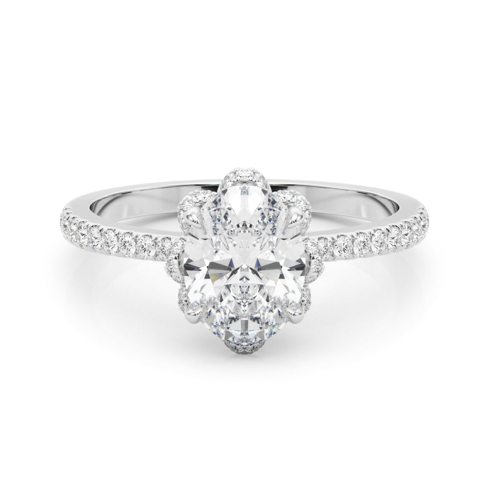Multi-Diamond Engagement Ring in Precious Metals