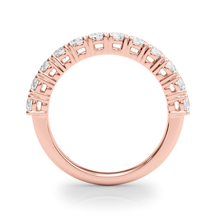 14K Rose Gold Round Diamond Engagement Ring