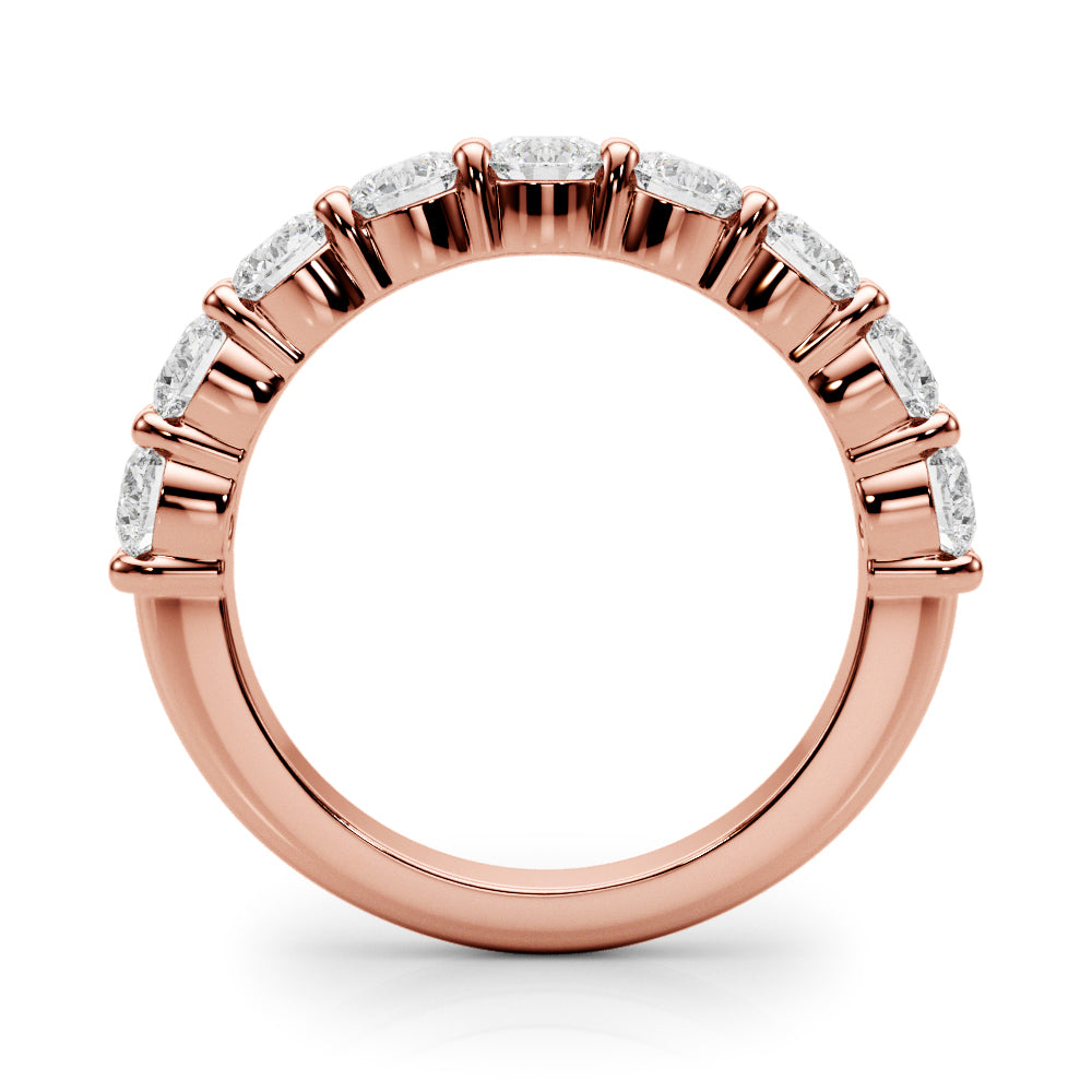 9-Stone Lab Diamond 14K Rose Gold Ring