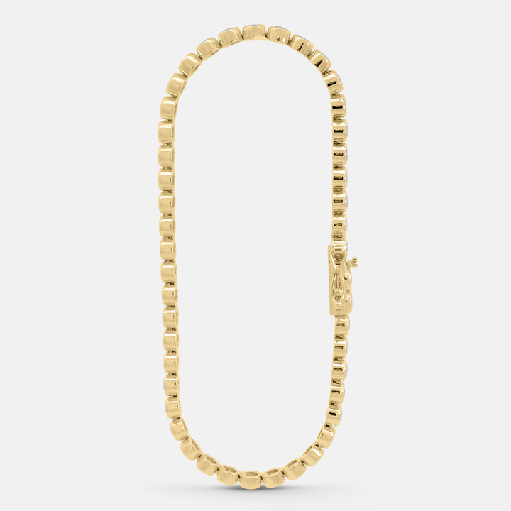 Brilliant Round Bezel Tennis Bracelet