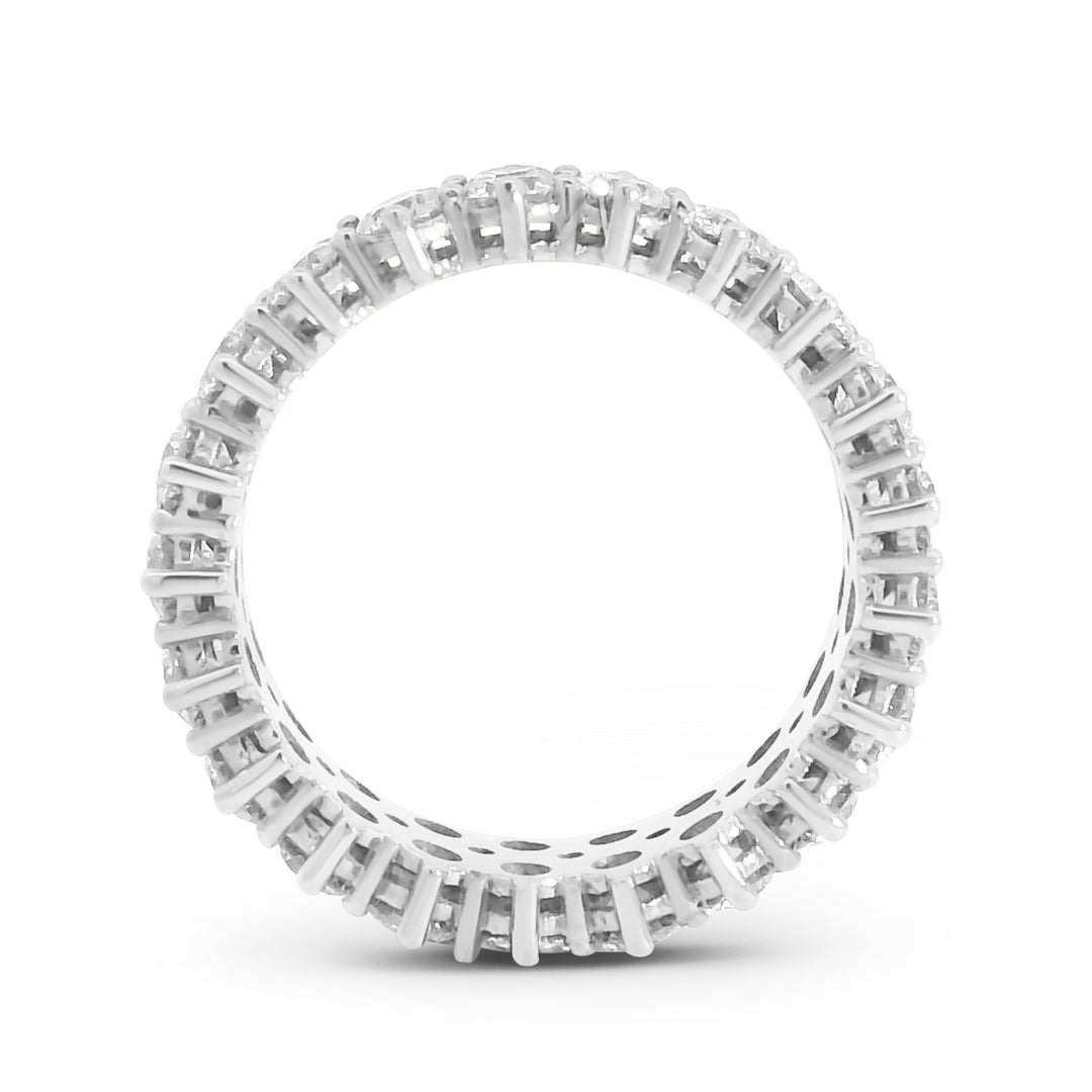 Three Rows Diamond Ring