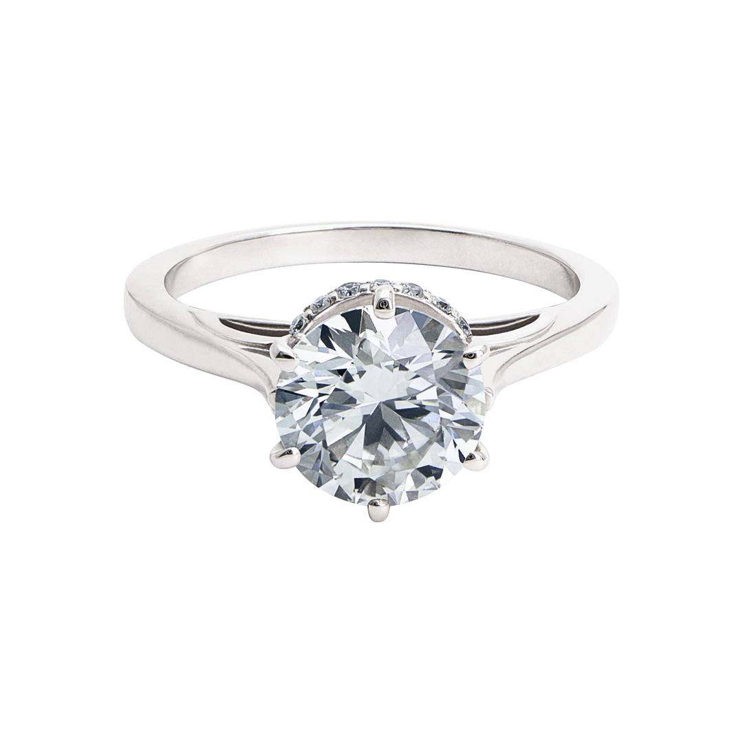 Rebecca Brilliant Cut Engagement Ring