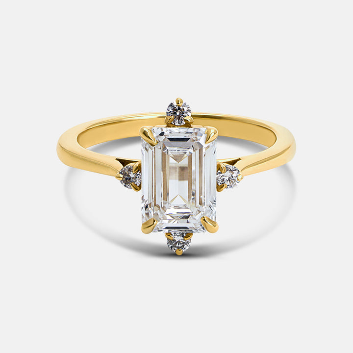 Sarah Emerald Cut Engagement Ring