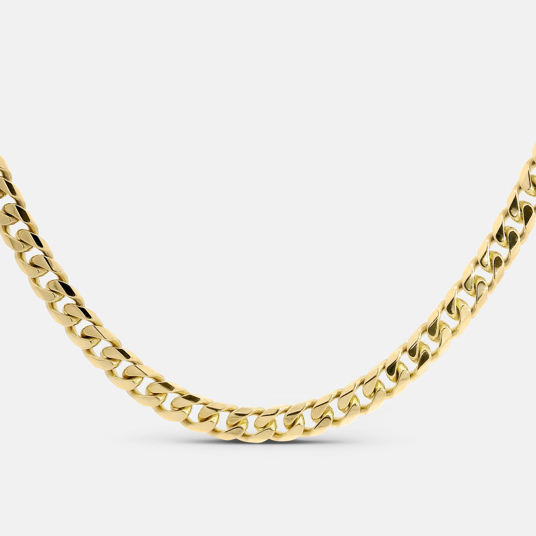 Flat Curb Chain Necklace